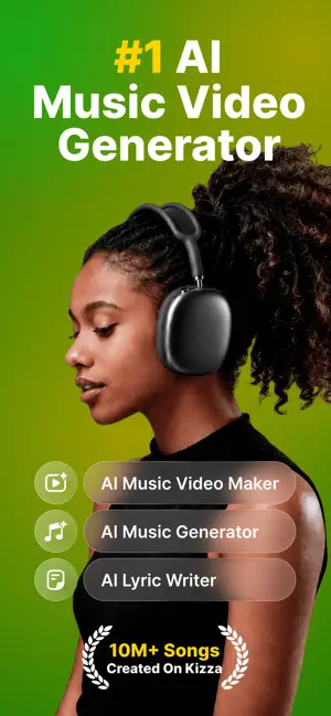 AI Music & Video Maker - Kizza screenshot 1