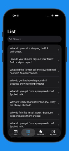 Joke of the day iPhone screenshot
