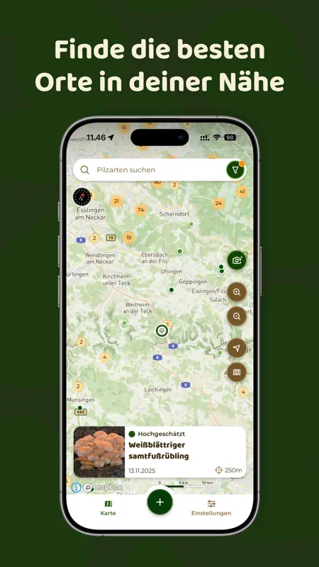 Mushroom Spot: pilzkarte screenshot 3 of 7