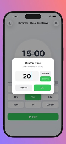 SlimTimer: Quick Countdown Screenshot 5 of 7