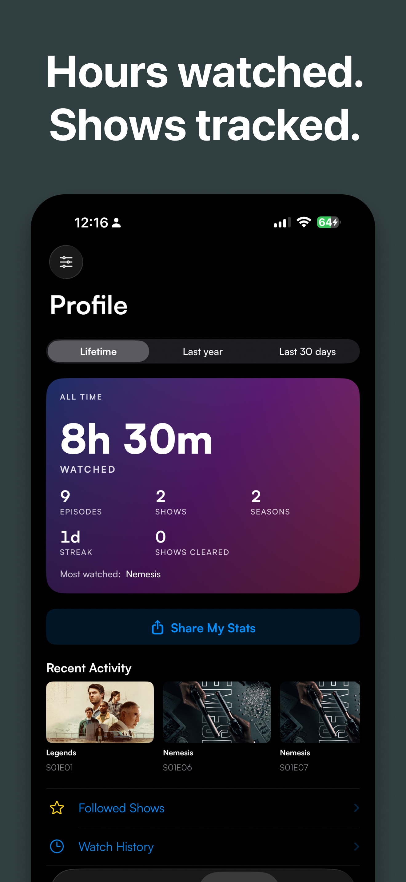 ScreenQ - TV Tracker