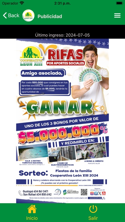 Cooperativa león XIII screenshot-5