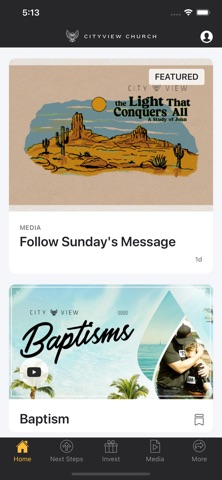 CityView Church app screenshot