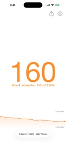 Heart Rate to Health App screenshot