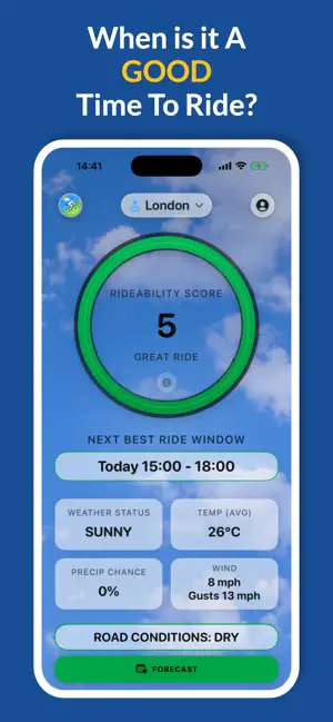 CyclistWeather screenshot 1