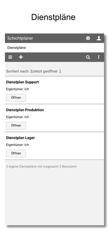 Schichtplaner RPS screenshot