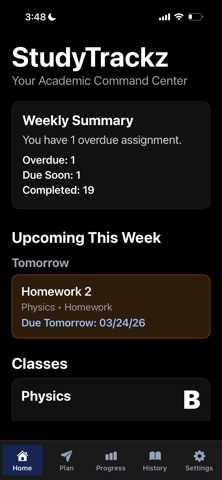 StudyTrackz screenshot
