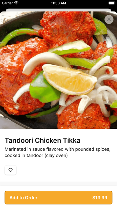 Nagina Palace To Go iPhone screenshot 3 - Food & Drink app