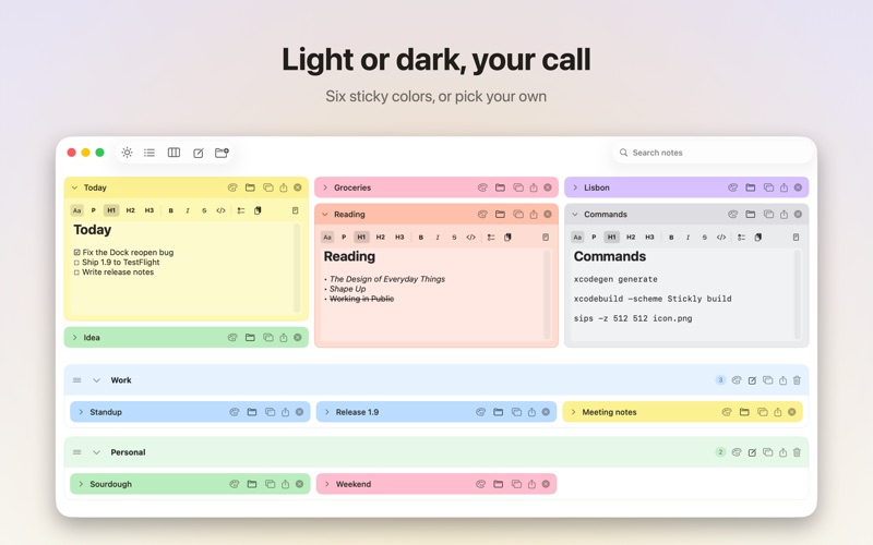 Stickdown screenshot