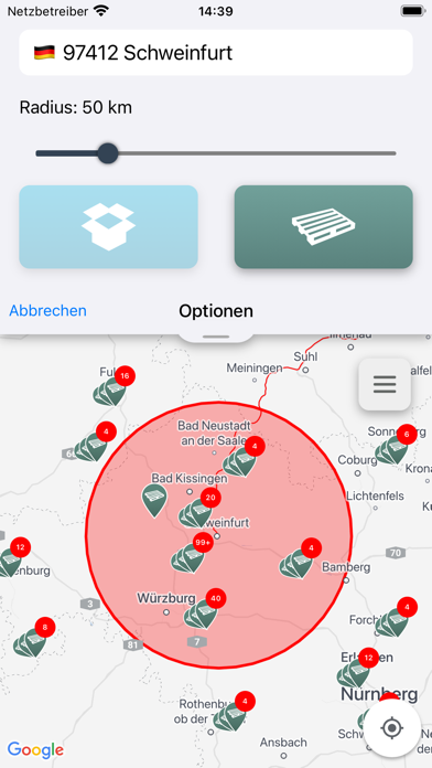 clickApoint - Freight Exchange Screenshot