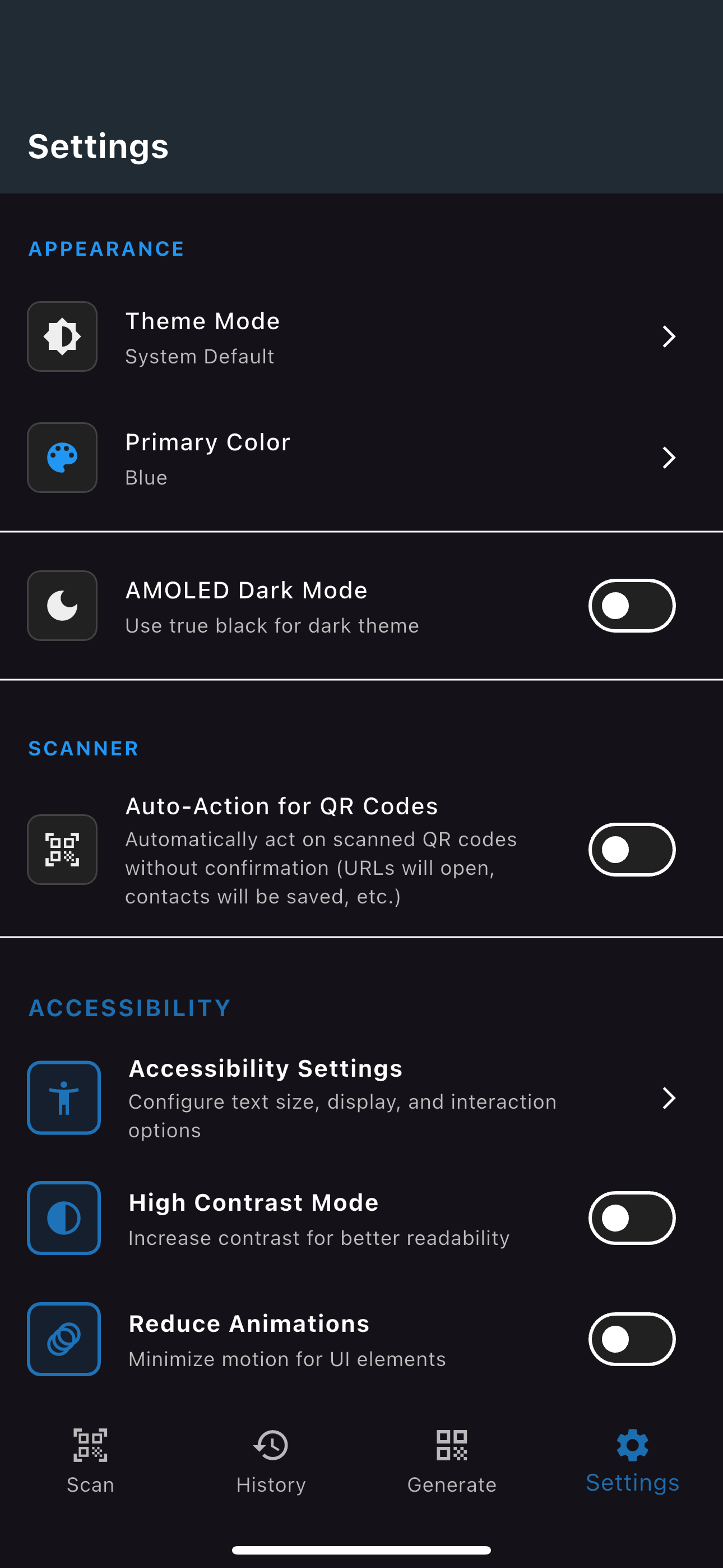 QR-Code Scanner and Generator screenshot 9