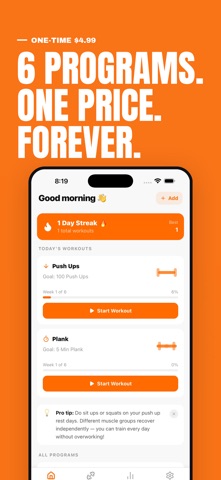 Strong: Bodyweight Fitness screenshot