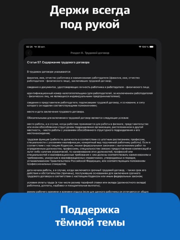Законы и кодексы — консультант iPad screenshot