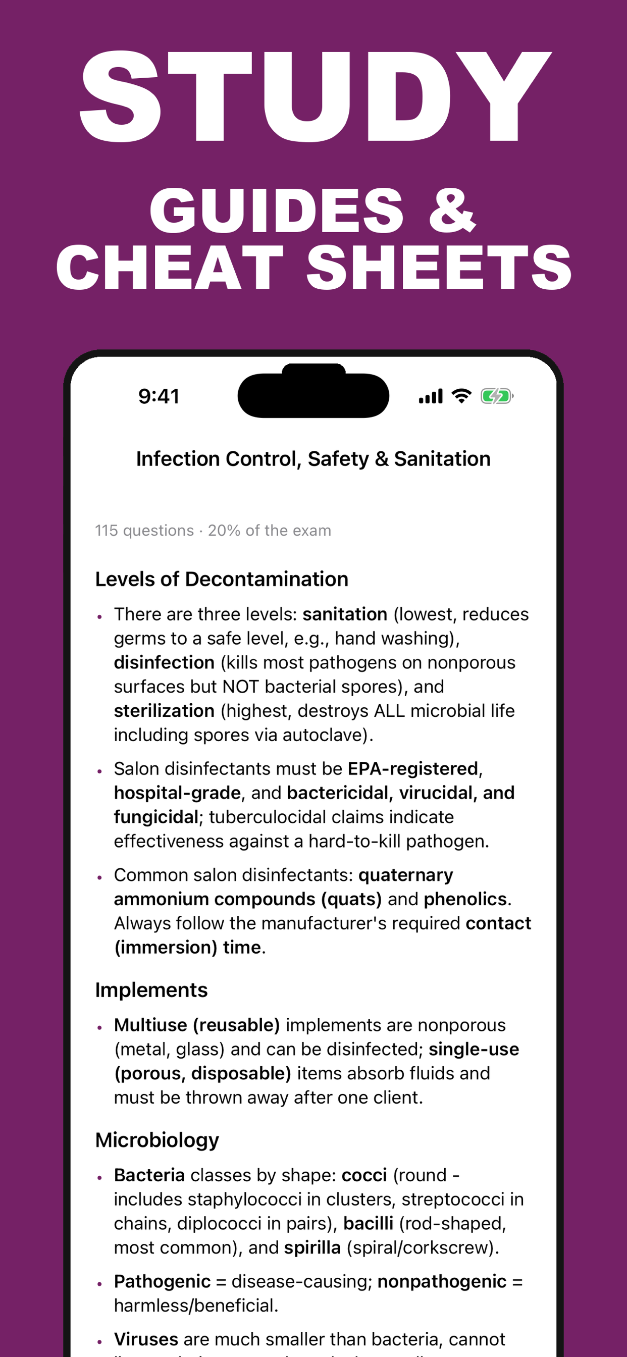 Cosmetology Exam Prep Study screenshot 2