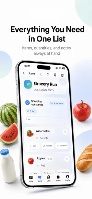 CartTogether: Shared Grocery screenshot 1