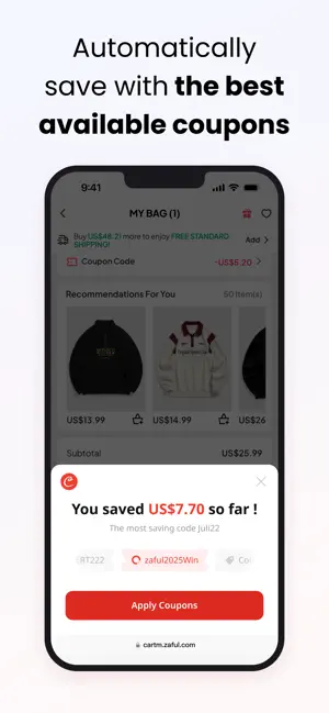 Coupert: Coupons & Cash Back iPhone screenshot 1