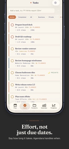 Agendara - Tasks take time Screenshot 3 of 9