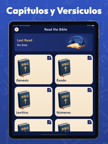 Spanish Audio Bible iPad screenshot