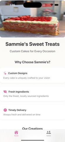 Sammies Sweet treats screenshot