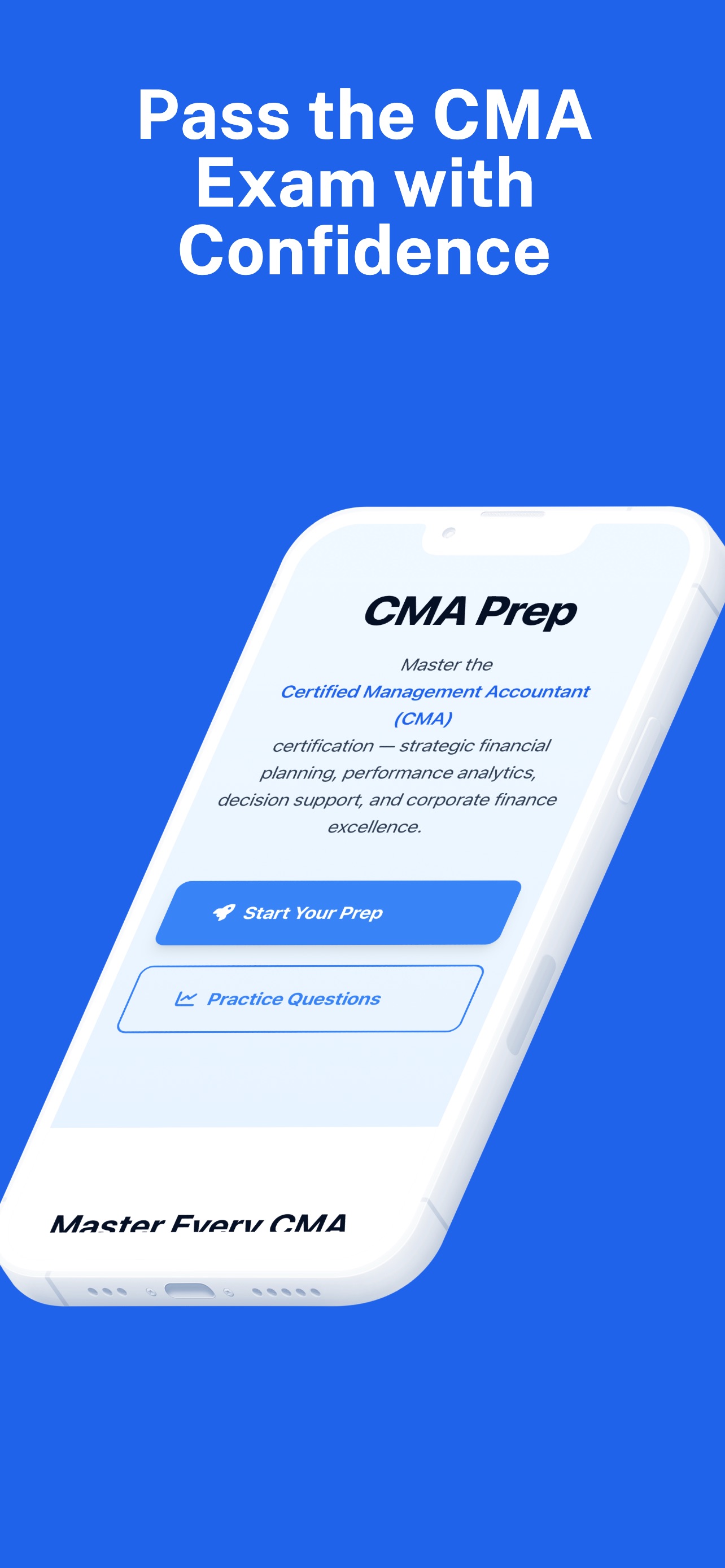 Screenshot 1 of CMA Part 1 & 2 Exam Mastery
