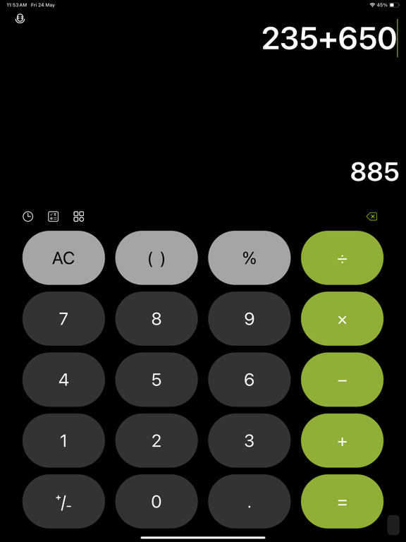 Screenshot #4 pour Calculator With History ™