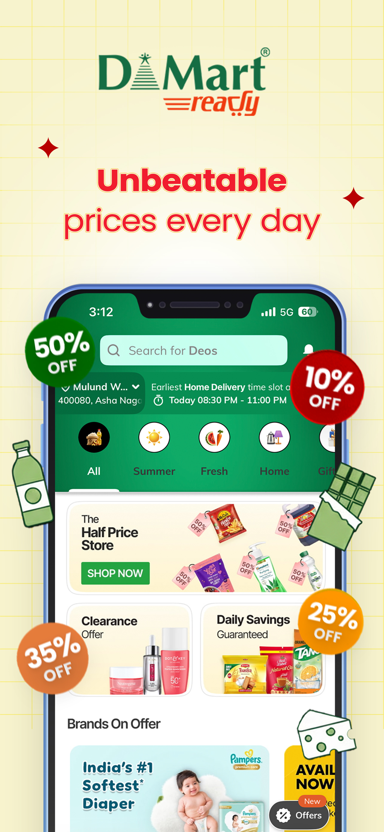 DMart Ready Online Grocery App