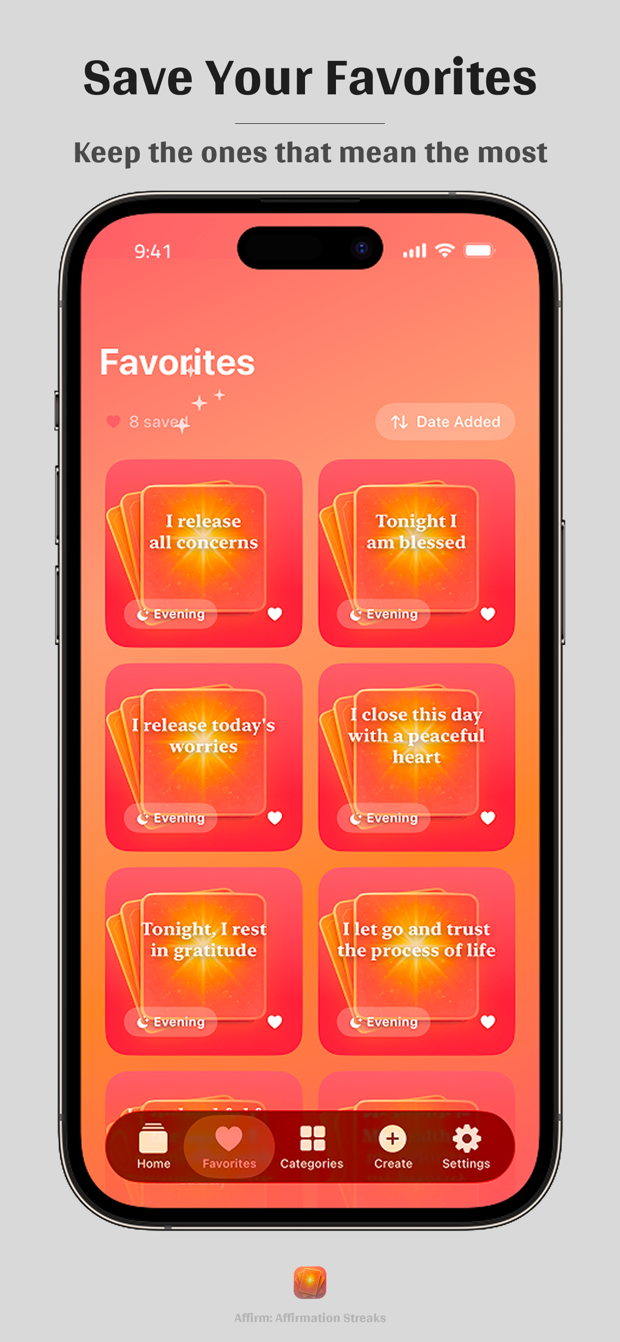 Affirm: Affirmation Streaks screenshot 3
