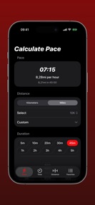 Pacer - Running Calculator screenshot