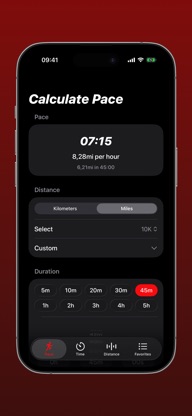 Pacer - Running Calculator screenshot 1