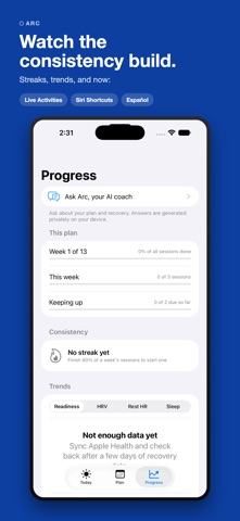 Arc: Start Your Training Screenshot 4 of 4