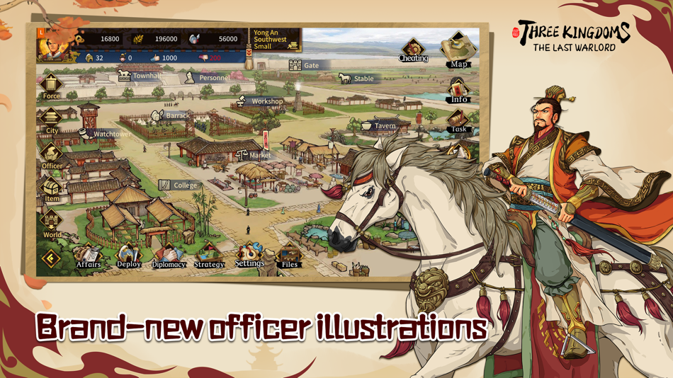 #3. ThreeKingdoms The Last Warlord (iOS) De: ChengDu LongYou Tech Ltd