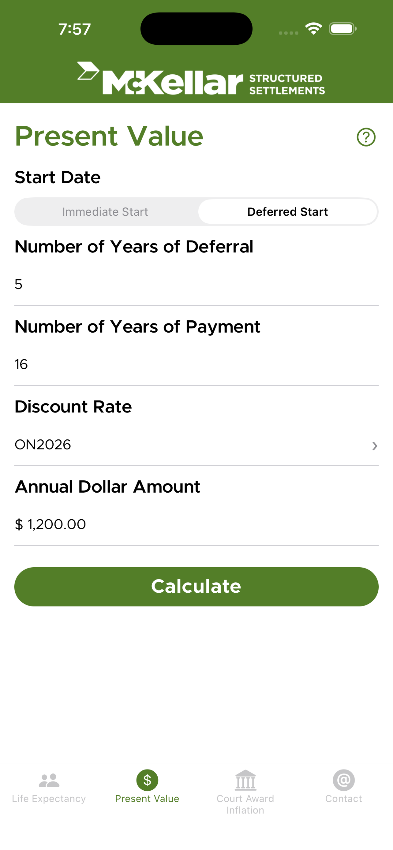 McKellar Calculator screenshot 3
