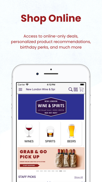 New London Wine & Spirits Screenshot