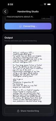 Handwritten Quick Notes Screenshot 3 of 6