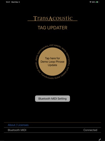TAG Updater iPad screenshot