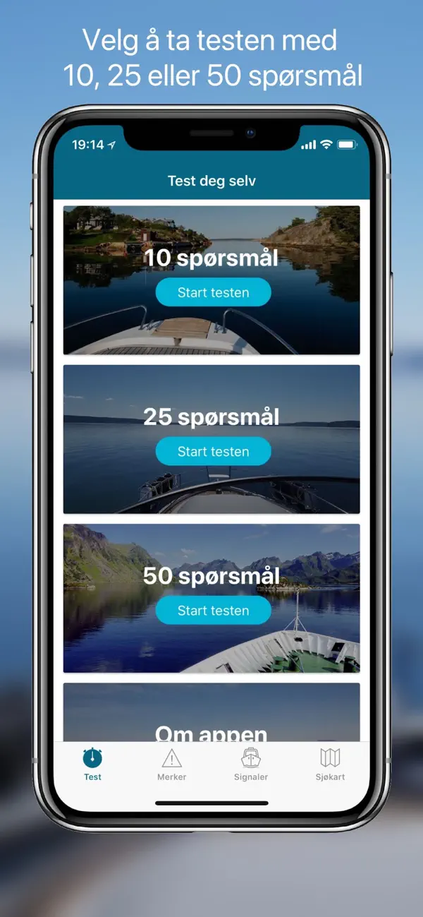 Screenshot #1 pour Båtførerprøven - Bestå prøven