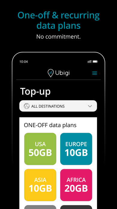 Ubigi: eSIM & Mobile Internet Screenshot