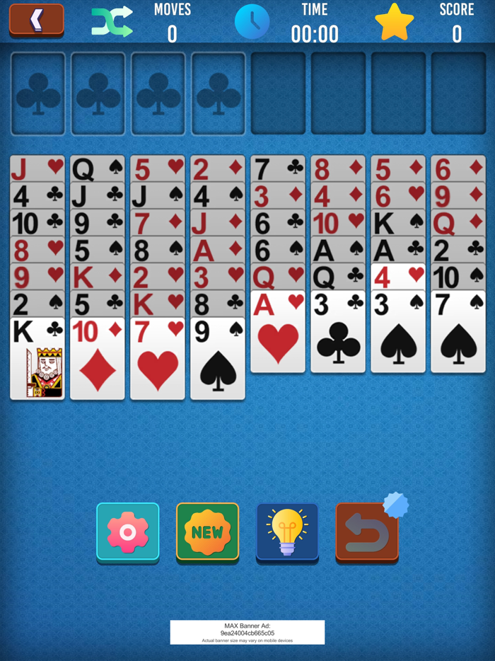 Classic Spider Solitaire Game