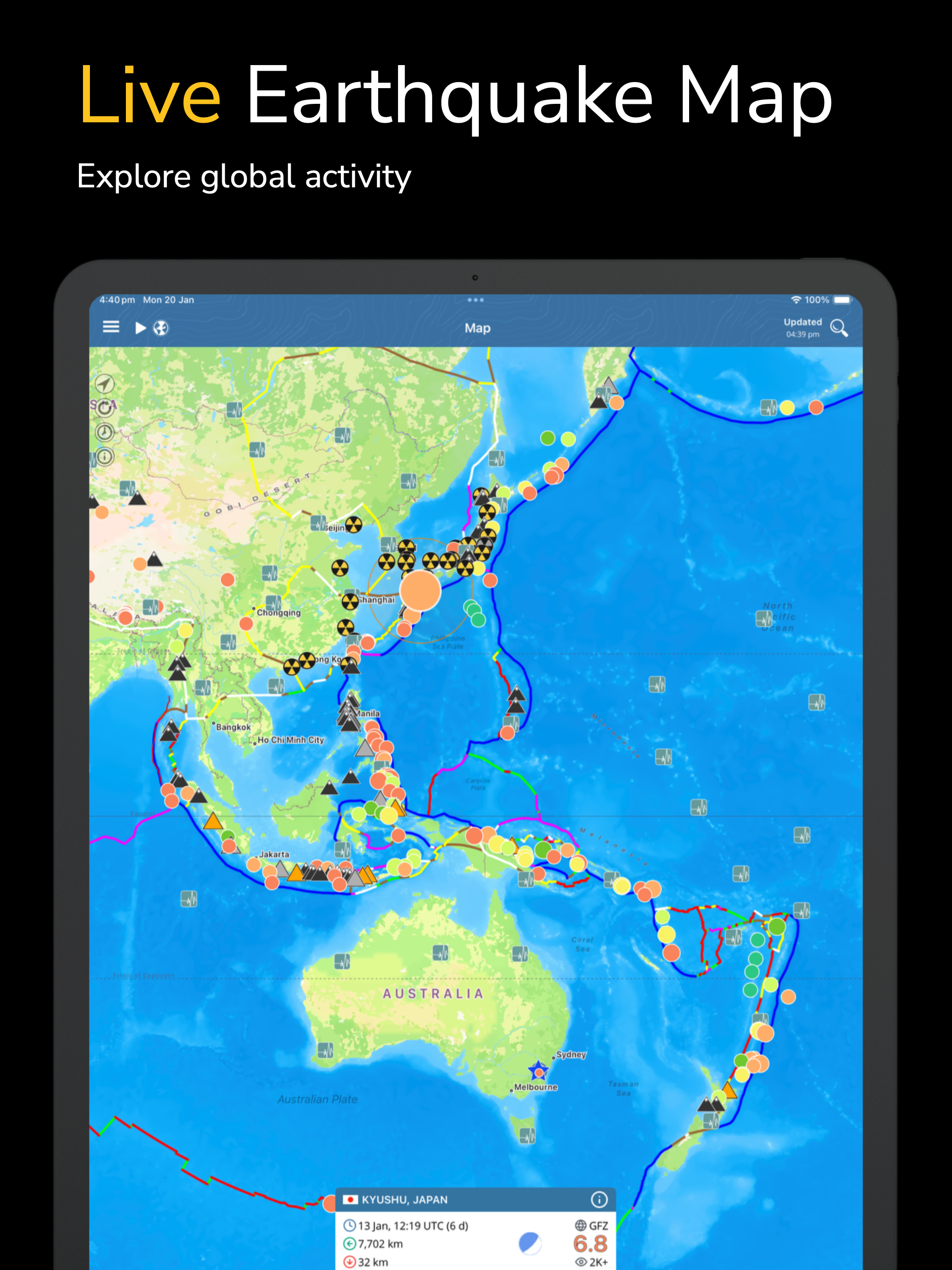 Earthquake+ Alerts & Tracker