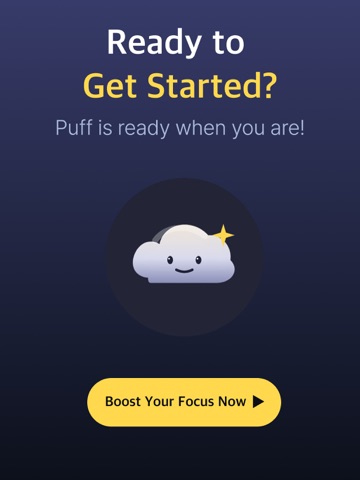 Puff : 5-min game for ADHD iPad screenshot