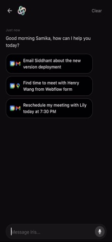 Iris - Personal Assistant screenshot