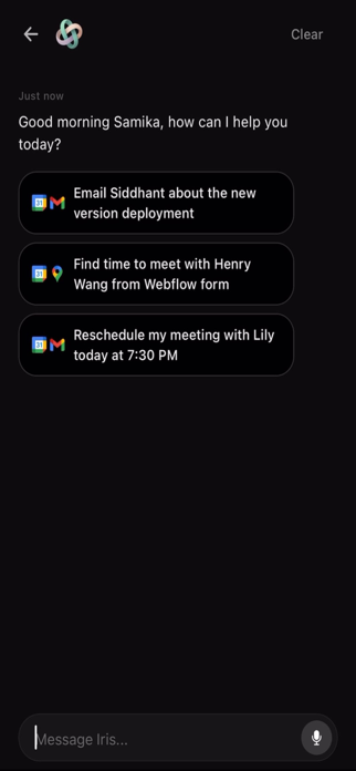 Iris - Personal Assistant Screenshot 2 of 4