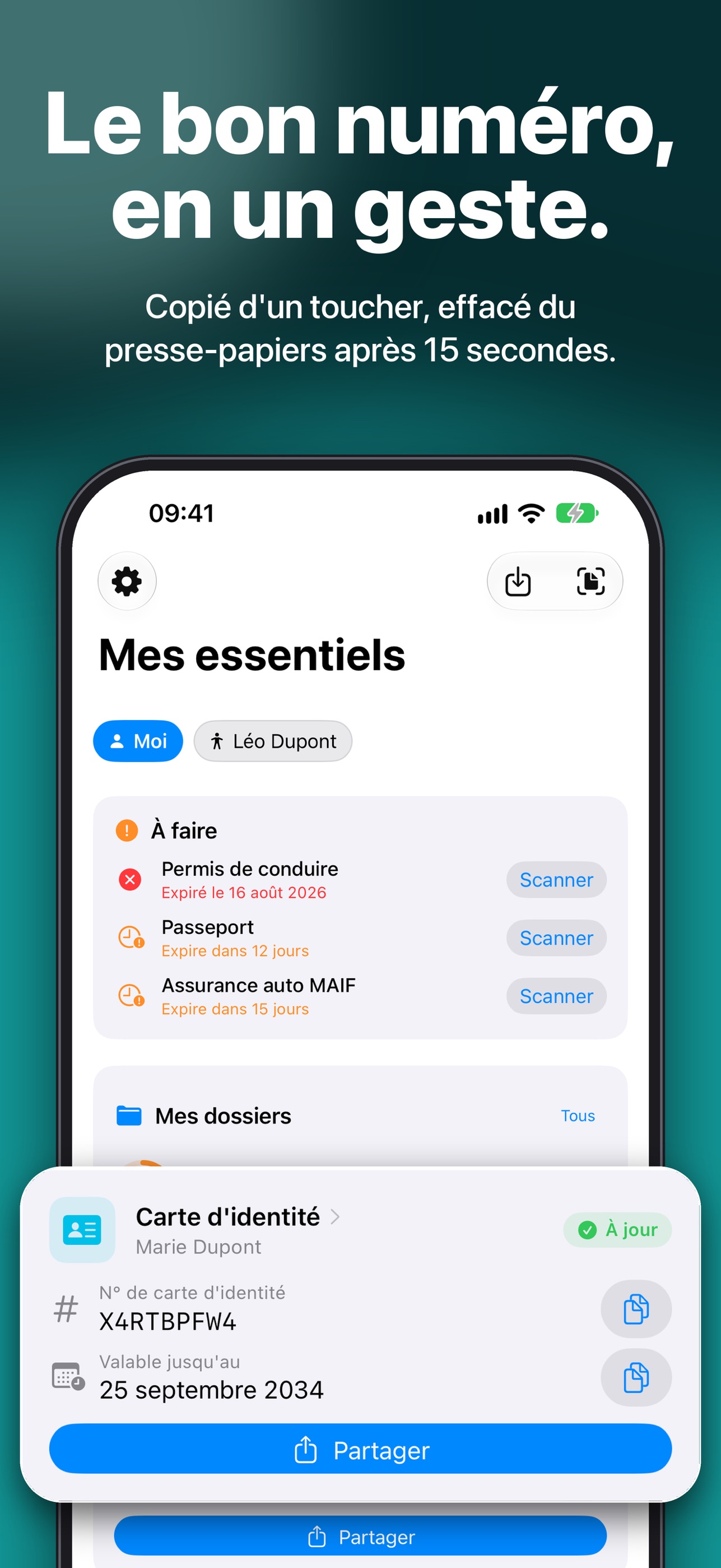 Screenshot 4 of Coffre à Papiers : Documents