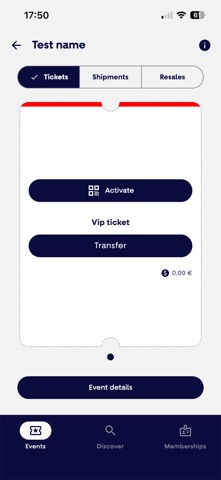 OARO Tickets screenshot