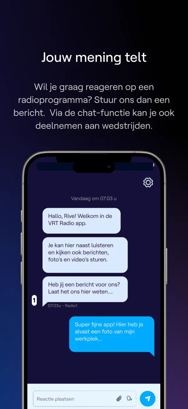 Screenshot #2 pour VRT Radio 1