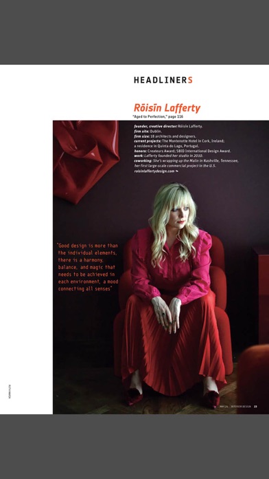 Interior Design Magazine Screenshot