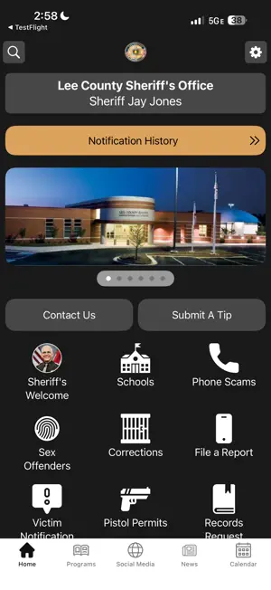 Lee County Sheriff's Office AL screenshot 1
