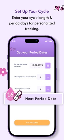 Period Tracker Mini Screenshot 2 of 4