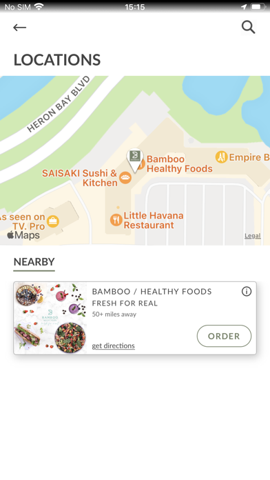 Bamboo Healthy Foods Screenshot
