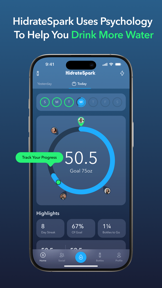 HidrateSpark Water Tracker screenshot